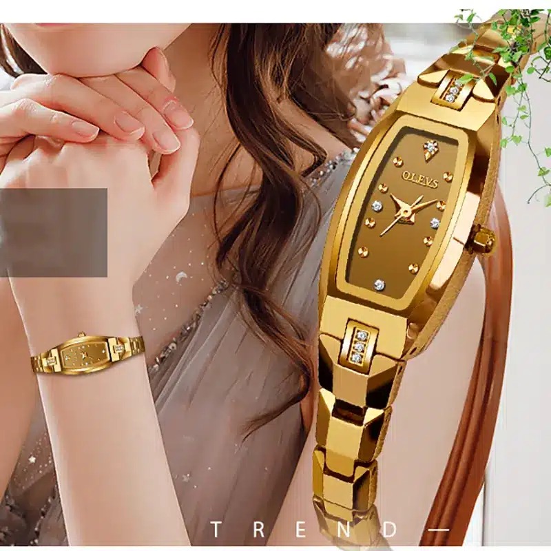 Picture of Inspired by CN  Rado Womens Watches Unique Dial Diamonds Fashion Luxury Dress Leisure Stainless Steel Waterproof Quartz Ladies Watch Reloj Mujer
