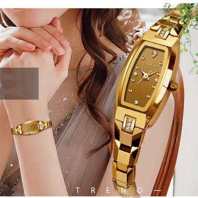 Picture of Inspired by CN  Rado Womens Watches Unique Dial Diamonds Fashion Luxury Dress Leisure Stainless Steel Waterproof Quartz Ladies Watch Reloj Mujer