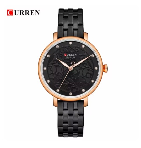Picture of Inspired by CN 9046 Silver/golden Stainless Steel Analog Watch For Women. Watch/Ladies Watch/Wristwatch.