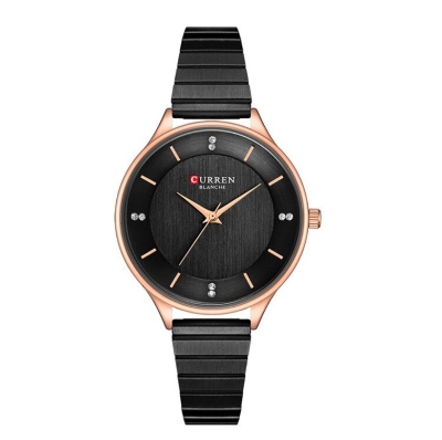 Picture of Inspired by Curren Big  Dial Stainless Steel Ladies Watch – 9041