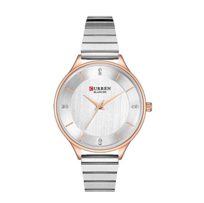 Picture of Inspired by Curren Big  Dial Stainless Steel Ladies Watch – 9041