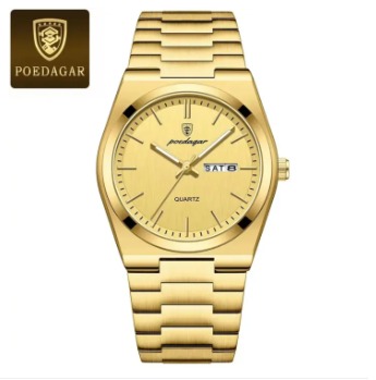 Picture of Inspired by PDR 930 Luxury Watch For Men Waterproof Luminous Date Week Stainless Steel Men Watch Casual Quartz Men's Watch- Watch