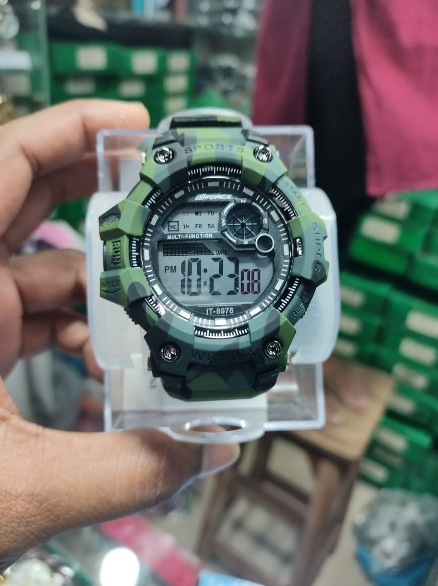 Picture of Inspired by G force Men's Digital Sports Watch with Big Dial LED Waterproof 50M, Camouflage