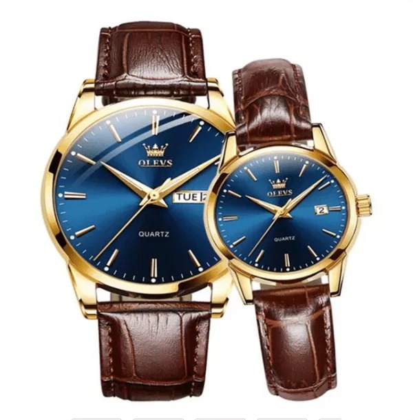 Picture of Inspired by olevd  2872G Chronograph Leather Belt Watch | Unboxing 2021 | Luxury Watch Reviews