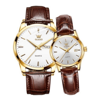 Picture of Inspired by olevd  2872G Chronograph Leather Belt Watch | Unboxing 2021 | Luxury Watch Reviews