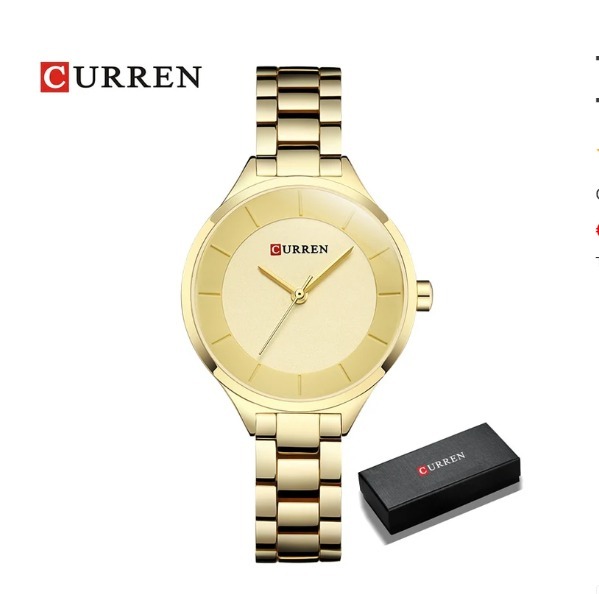 Picture of Inspired by cprpn 9015 WATCH WOMEN WATCHES STAINLESS STEEL LADIES WOMEN'S WATCH WOMEN 2018 LUXURY GOLD COLOR FASHION