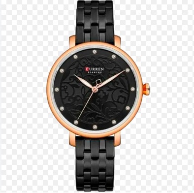 Picture of Inspired by CNN 9046 Silver/golden Stainless Steel Analog Watch For Women. Watch/Ladies Watch/Wristwatch.