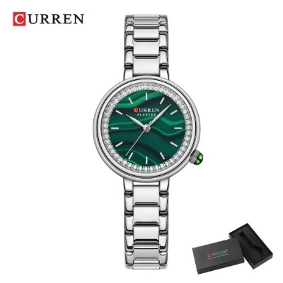 Picture of Inspired by curren gol Ladies Watch Luxury Top Brand Quartz Watch Stainless Steel Watch Sports Waterproof Simple Ladies Watch Reloj Mujer