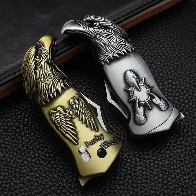 Picture of Eagle matha Outdoor pocket fol--ding k--nife, self-de-fense survival k---nife, self-defe-nse sur-vival k---nife, multi-fu-nctional -hard ( Multicolor )