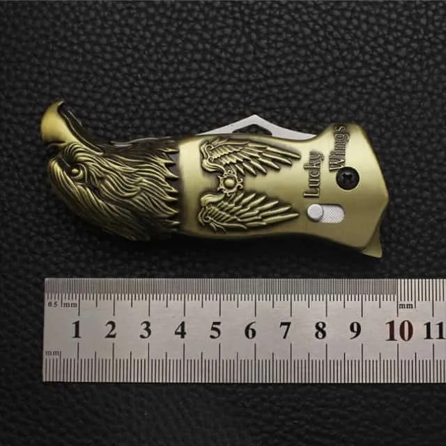 Picture of Eagle matha Outdoor pocket fol--ding k--nife, self-de-fense survival k---nife, self-defe-nse sur-vival k---nife, multi-fu-nctional -hard ( Multicolor )