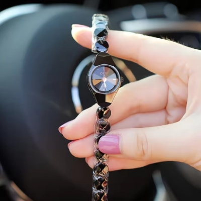 Picture of inspried by GEDI 1101 Women's Mini Dial Bracelet Simple and Fashionable Waterproof Tungsten Steel Color Women's Watch Quartz Watch