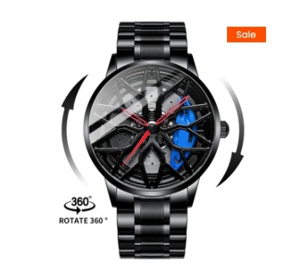 Picture of Inspired by SKI 1990 Creative Design Rotation Dial Watch for Men