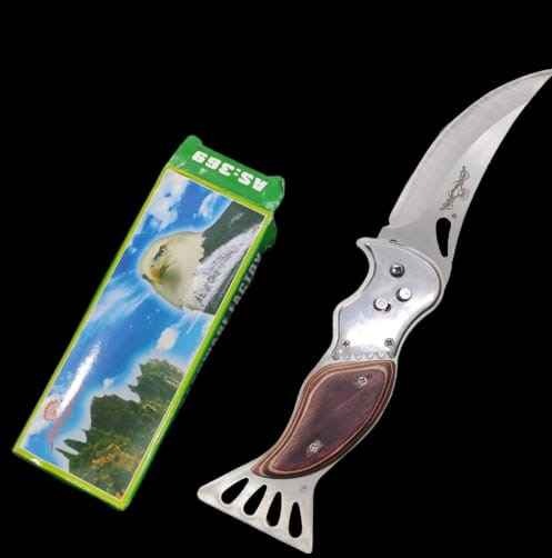 Picture of Kitchen k-nife With Cover Fruit K-nife Vegetables Knife New Stylish with k-nife Cover Fruit K-nife ( Multicolor )