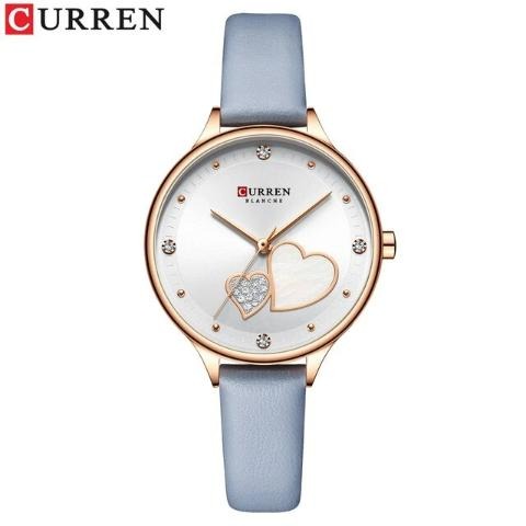 Picture of Inspired by CURREN Women Watches Fashion Luxury Watch Stylish Vintage Leather Strap High Quality Analog Quartz Ladies Watch Woman Wristwatch