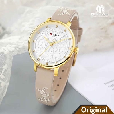 Picture of Inspired by Curren 9046 Fashion Stainless Steel Analog Watch for Women-Rose Gold and Black Color-Watch