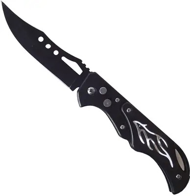 Picture of Nil mas Quick Release Pi ston Pocket K  nife and Lock Key ( Black )