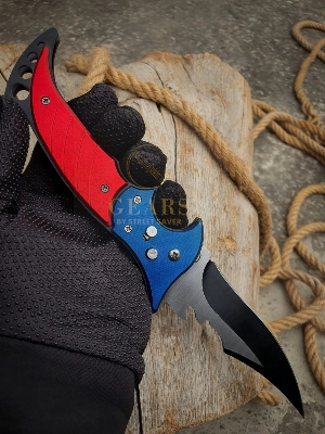 Picture of Hone suki K nife Hand Forg ed Dama scus Steel Profe ssional Kit chen K nives Chef Sharp Utilit y B on ing Co oking Tools ( Multicolor )