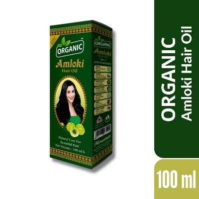 Picture of Organic Amloki Hair Oil – Advanced Natural Formula for Scalp Nourishment, Strengthening Roots & Promoting Healthy Hair Growth | 100 ml Pack