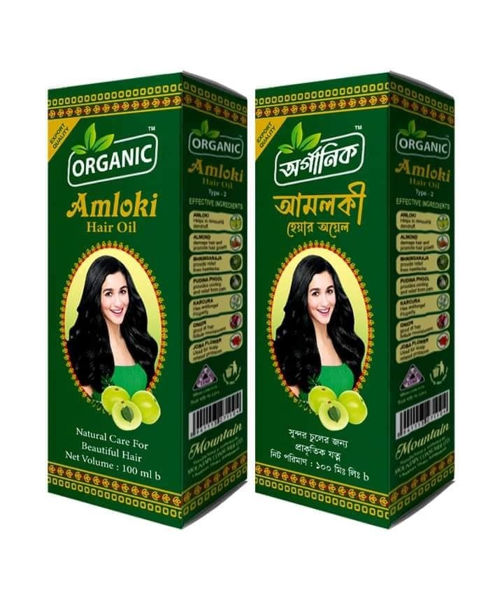Picture of Organic Amloki Hair Oil – Advanced Natural Formula for Scalp Nourishment, Strengthening Roots & Promoting Healthy Hair Growth | 100 ml Pack