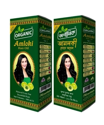 Picture of Organic Amloki Hair Oil – Advanced Natural Formula for Scalp Nourishment, Strengthening Roots & Promoting Healthy Hair Growth | 100 ml Pack