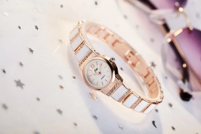 Picture of inspried by The new model is the brand Korean fashion ladies watch women's steel belt bracelet student luxury rhinestone foreign trade watch