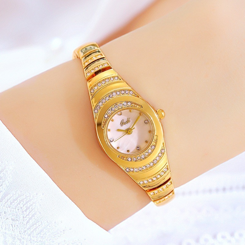 Picture of New Trend Fashion Steel Chain Diamond Women Watch