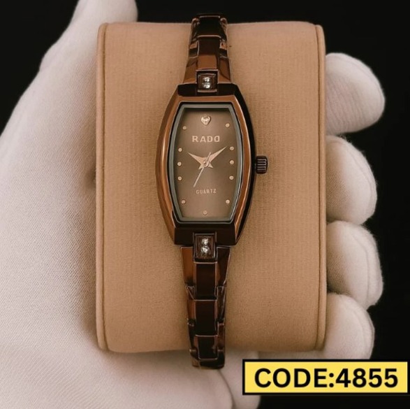 Picture of Inspried bye Rado Ladis Watch Model 6090 Rose Golden Colour Watch Ladis