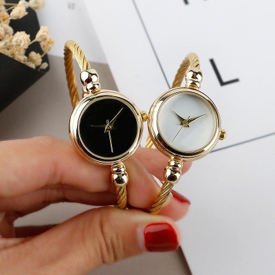 Picture of automatic watch Women Small Gold Bangle Bracelet Luxury Watches Stainless Steel Ladies Quartz Wrist watch Brand Casual Women