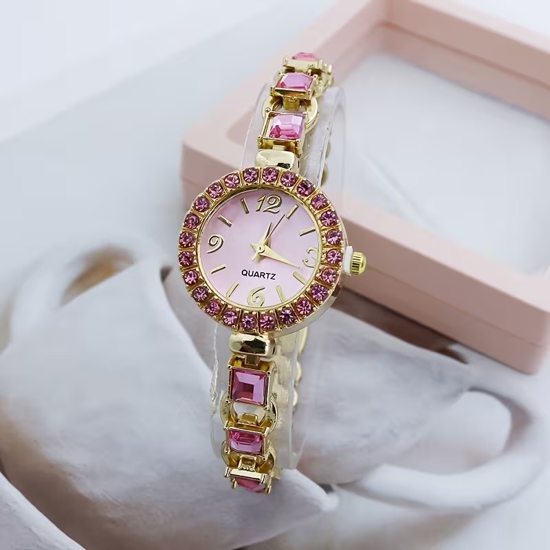 Picture of Ladies' Artificial Jade Round Dial Artificial Jade Bracelet Watch