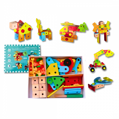 Picture of Disassemble & Assemble DIY Building Blocks