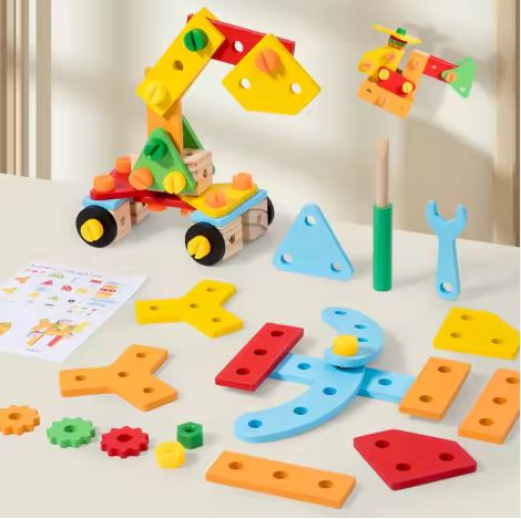 Picture of Disassemble & Assemble DIY Building Blocks