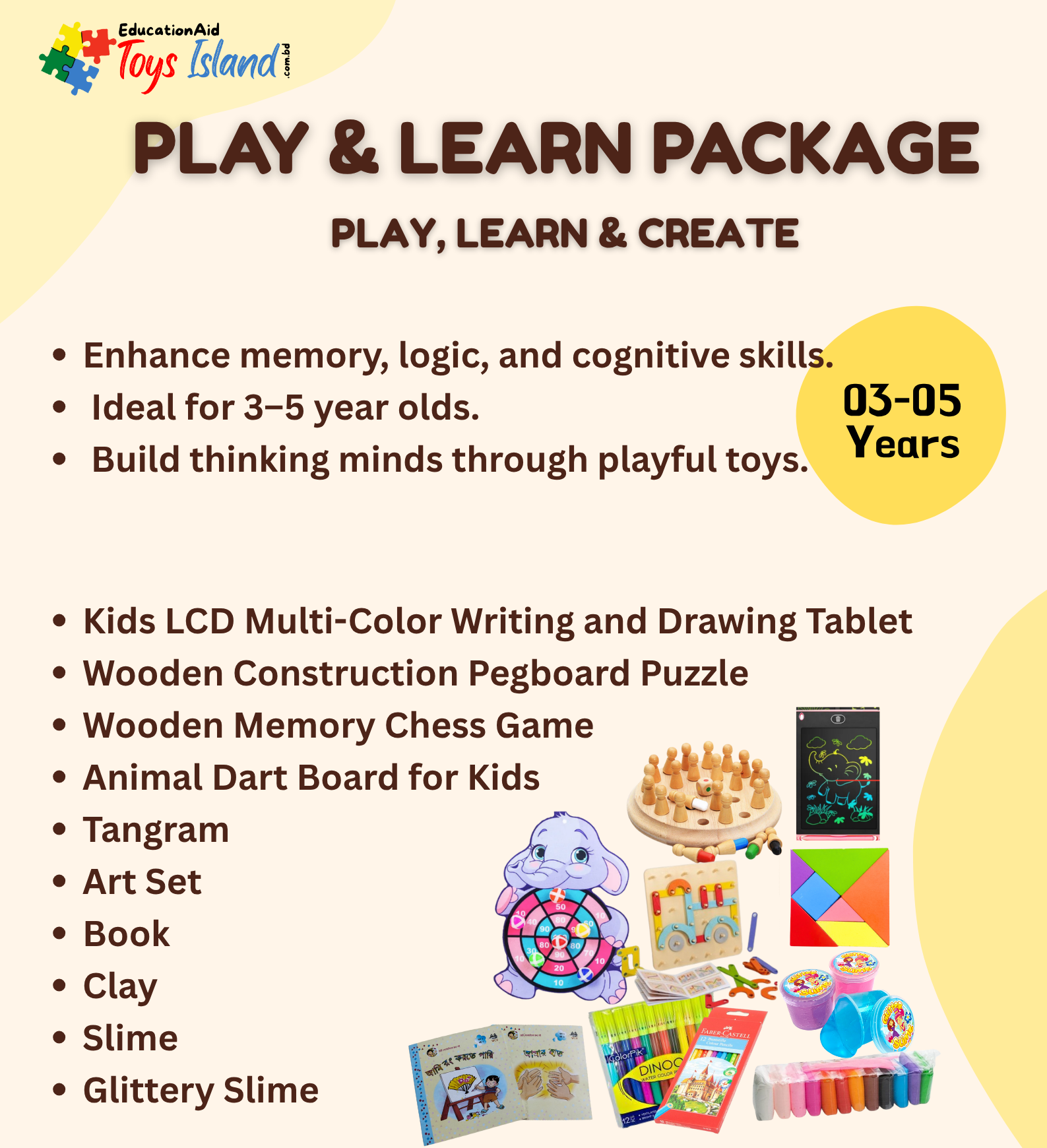 Picture of Play & Learn Package - 4 for kids