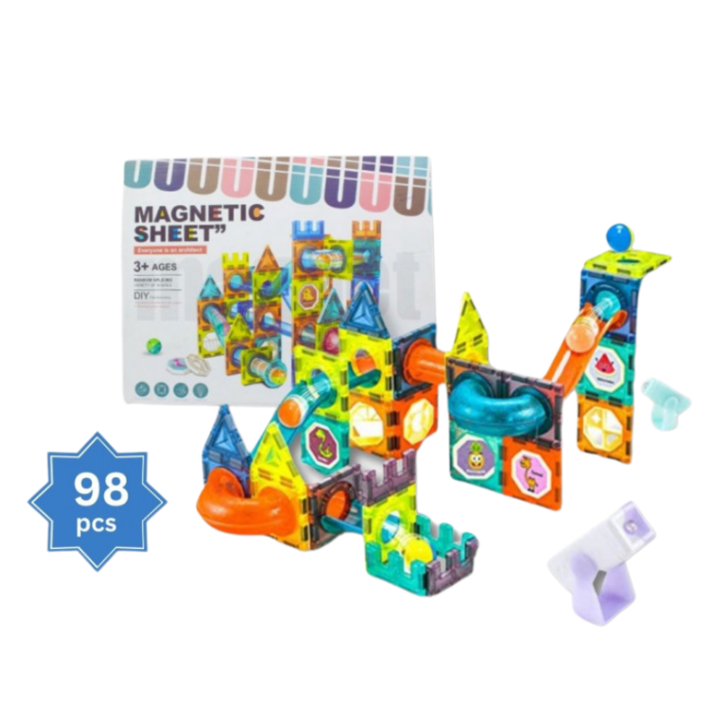 Picture of 3D STEM Magnetic Sheets 98 Pcs