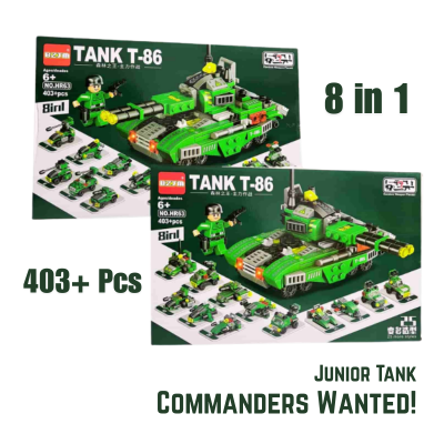 Picture of Tank T-86 Building Blocks Set