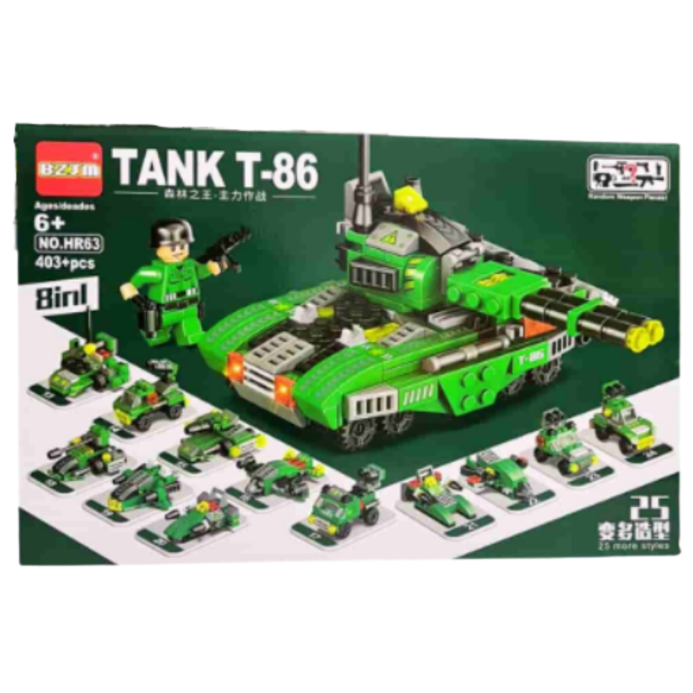 Picture of Tank T-86 Building Blocks Set