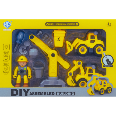 Picture of DIY Assembled Building Vehicle Set