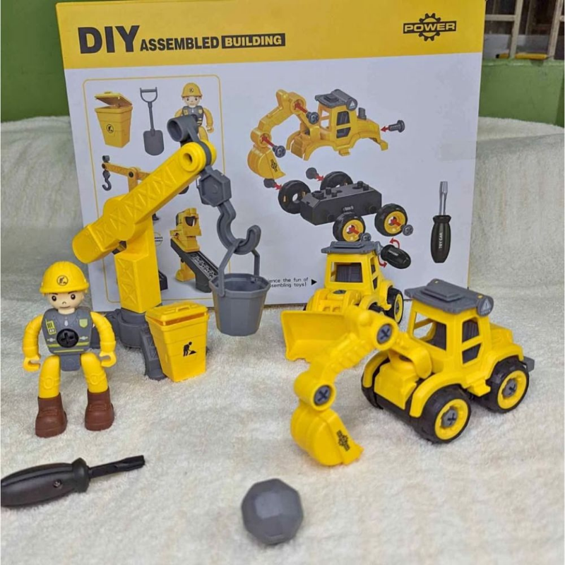Picture of DIY Assembled Building Vehicle Set