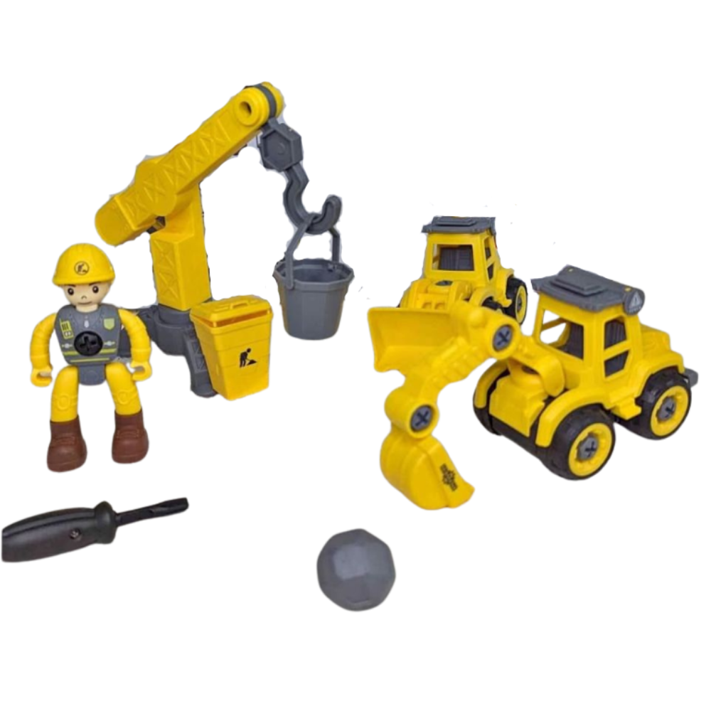 Picture of DIY Assembled Building Vehicle Set
