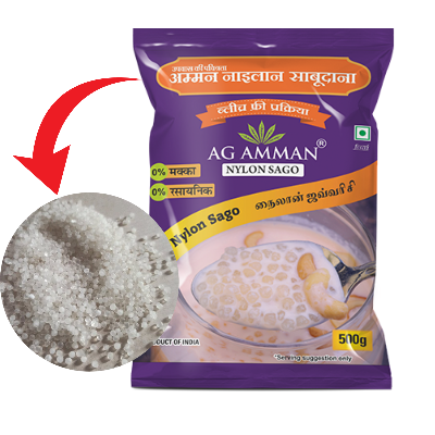 Picture of Moti Sabudana 500g  AG AMMAN  Sabudana