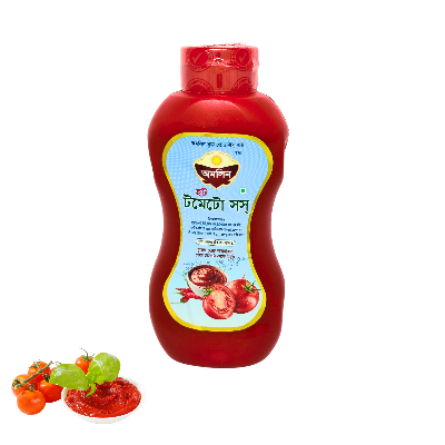 Picture of Omolin Hot Tomato Sauce 500g – Spicy & Pure Vegetarian Tomato Sauce from Bangladesh