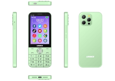 Picture of Linnex LX 4G Smart Android Feature Phone ,playstore,WiFi,WhatsApp,youtube supported - Green