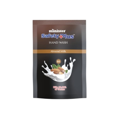 Picture of Minister Safety Plus Hand Wash Refill (Almond Fresh) 180+20ml