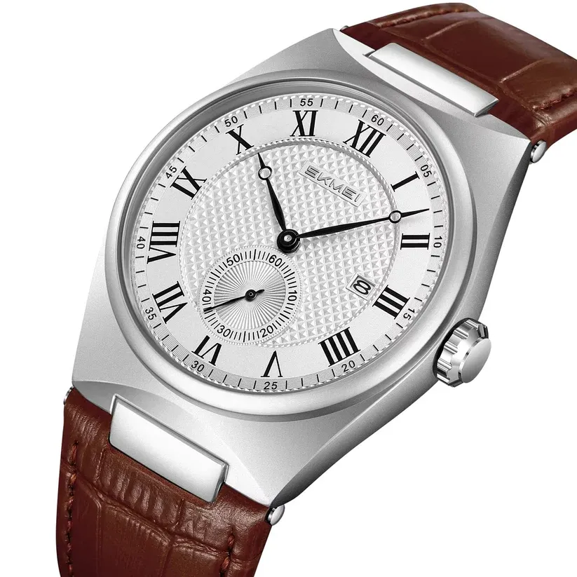 Picture of SKMEI 9390 Men’s Watch- Silver and White 