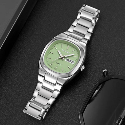 Picture of SKMEI 2420 Watch For Men-Silver Green