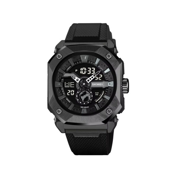 Picture of SKMEI 2272 Silicon Strap Sports Analog Digital Watch-Black