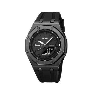 Picture of SKMEI 2243 Military Tactical LED Backlight & Dual Display Watch For Men- Black