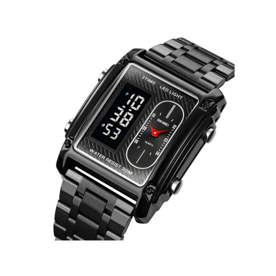 Picture of SKMEI 1868 Multiple Time Digital Watch For Watch For Men-Black