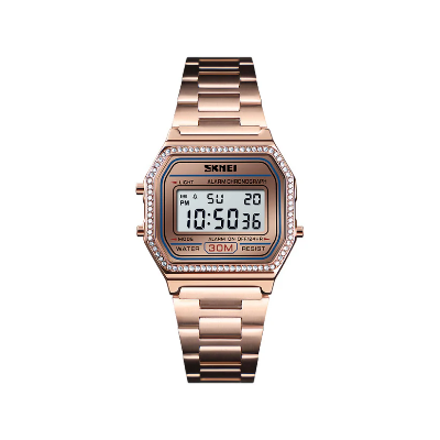 Picture of SKMEI 1474 Stainless Steel Digital Watch For Unisex-Rose Gold