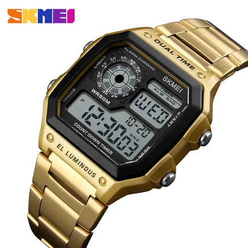 Picture of SKMEI 1335 Watch For Men-Golden