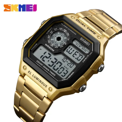 Picture of SKMEI 1335 Watch For Men-Golden